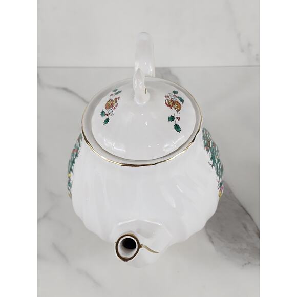 Salem China Christmas Eve Teapot w/ Lid Coffee Mug Teacup 10oz Year 50s x3 Vtg - Picture 9 of 16